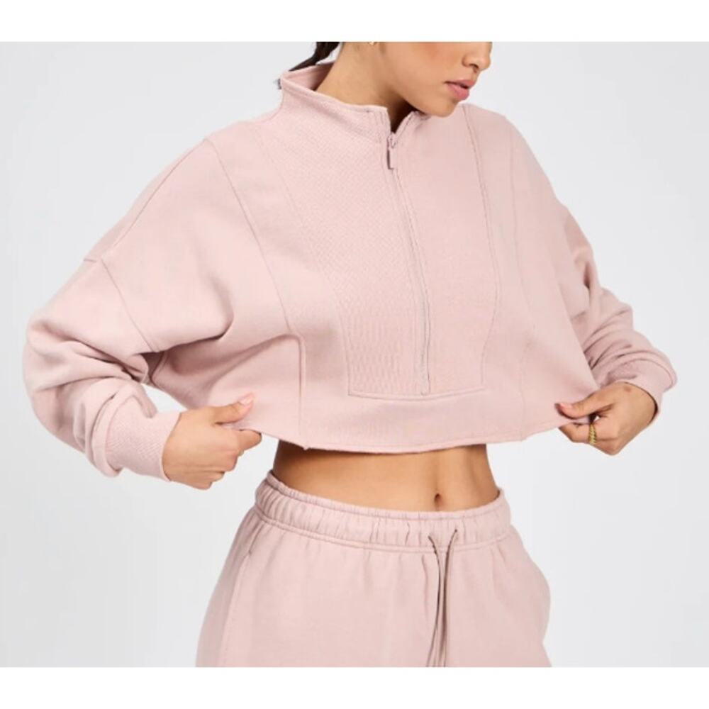 Buffbunny Collection Threads Quarter Zip Crop Ber… - image 7